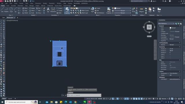 Autocad Dynamic Block - Brick oven (Plan and Elevation) смотреть онлайн