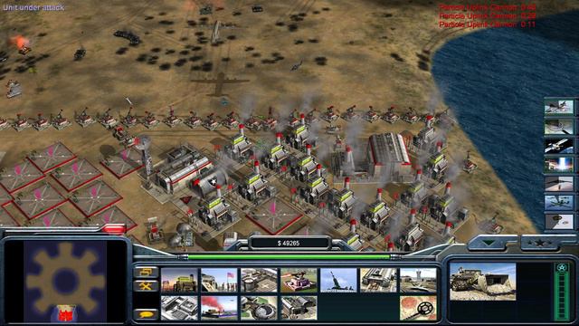 Command Conquer & Generals Zero Hour - Usa Laser General 1 vs 7 HARD General Gameplay ZH P7 смотреть онлайн