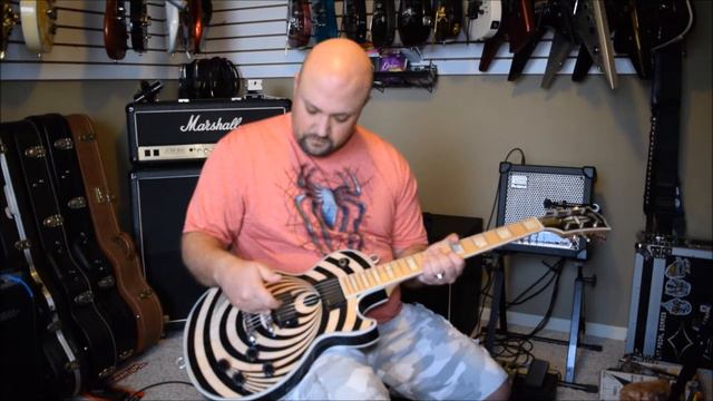 Gibson Zakk Wylde Signature Vertigo Les Paul смотреть онлайн