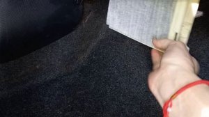 Замена фильтра салона Nissan Micra / March без снятия бардачка