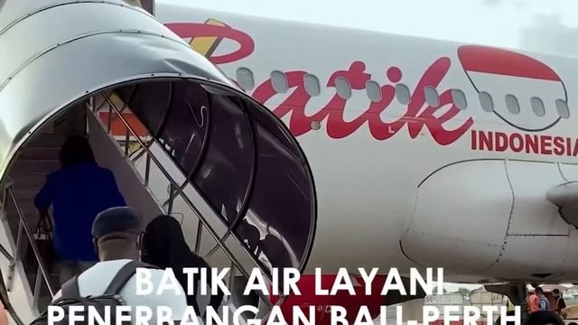 Maskapai Batik Air Layani Penerbangan Langsung Rute Bali-Perth PP, Mulai 15 September 2022
