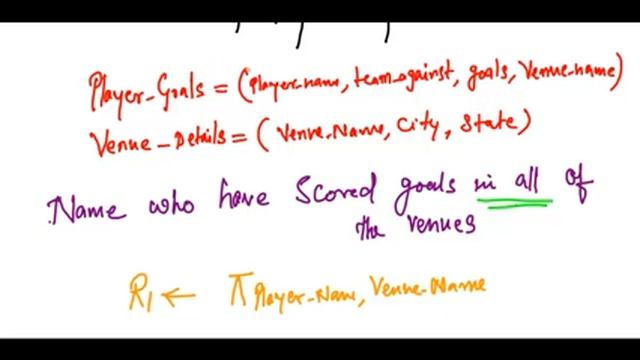Relational Algebra 6 - Division Operator смотреть онлайн
