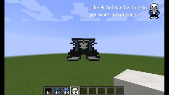 UNDERTALE: How to make Sans in Minecraft смотреть онлайн