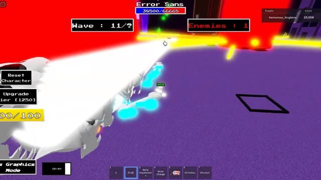 Roblox Undertale Soul Ops Boss Rush Extended defeating Error!Sans смотреть онлайн