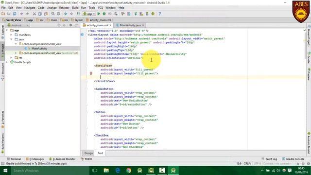 Lec 6: ScrollView in Android смотреть онлайн