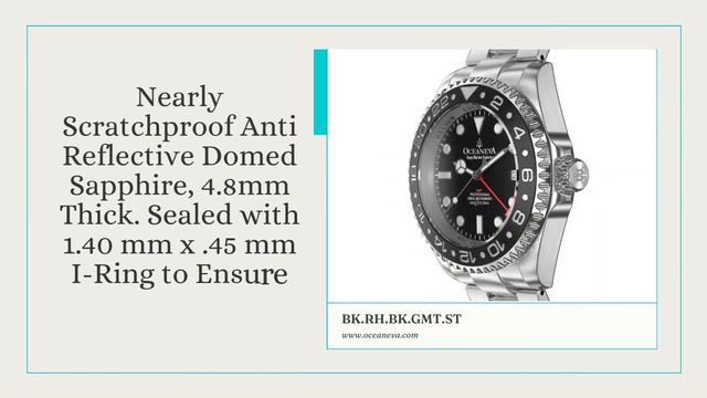 Oceaneva GMT Deep Marine Explorer 1250M Pro Diver Watch Black смотреть онлайн