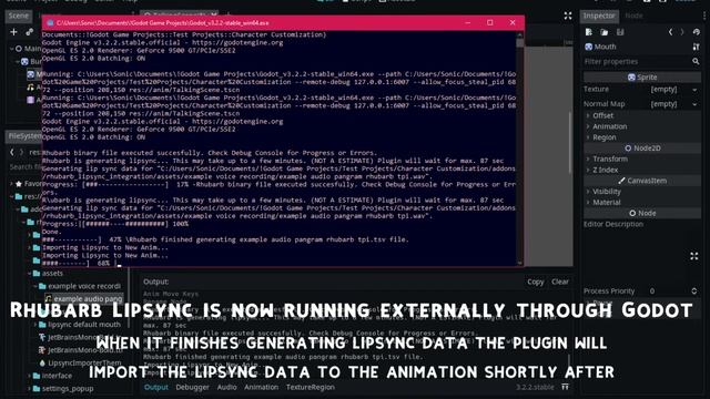 Rhubarb Lip Sync TP Integration for Godot Demo смотреть онлайн