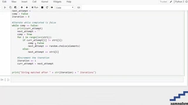 Generating random strings until a given string is generated смотреть онлайн
