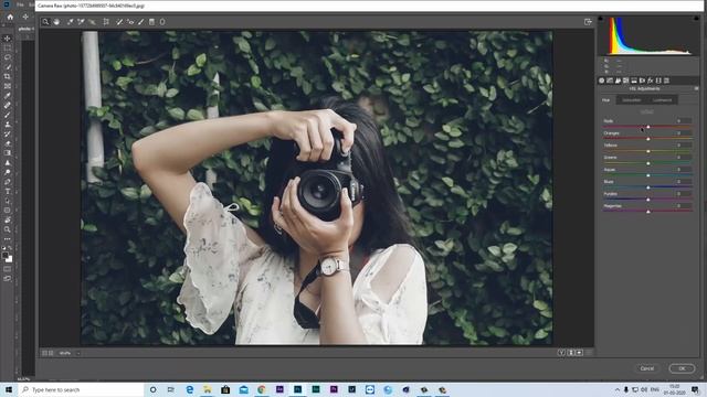 Photoshop cc Tutorial Moody Green Color Effect With Camera Raw Filter смотреть онлайн