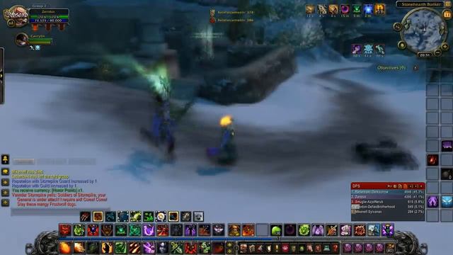 Wow MoP 5.0.5 - Destruction Warlock 84 PvP Twink - AV Gameplay - MoP Gear смотреть онлайн