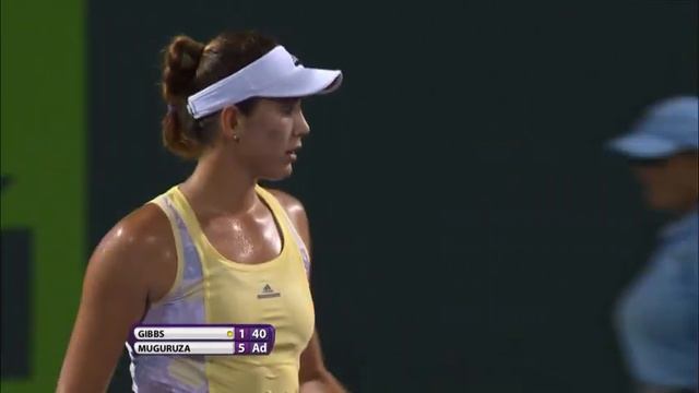 2016 Miami Open Third Round | Garbine Muguruza vs Nicole Gibbs | WTA Highlights смотреть онлайн