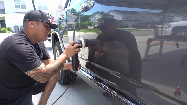 Removing High Spots from Paint Coated with CarPro Cquartz смотреть онлайн