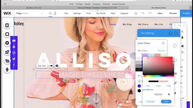 PERSONAL BRANDING | How to make your own website! ✨ смотреть онлайн
