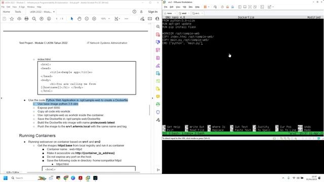 LKS ITNSA 2022 - Infrastructure Programmability & Automation - Dockerize Python Application Part2 смотреть онлайн