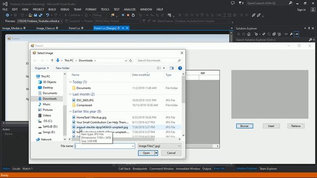 C# Application to Firebase Database - Browse & Insert Image into Google's Firebase смотреть онлайн