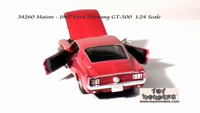 34260-Maisto-1967-Ford-Mustang-GT-500-124-Diecast-Wholesale.mpg смотреть онлайн