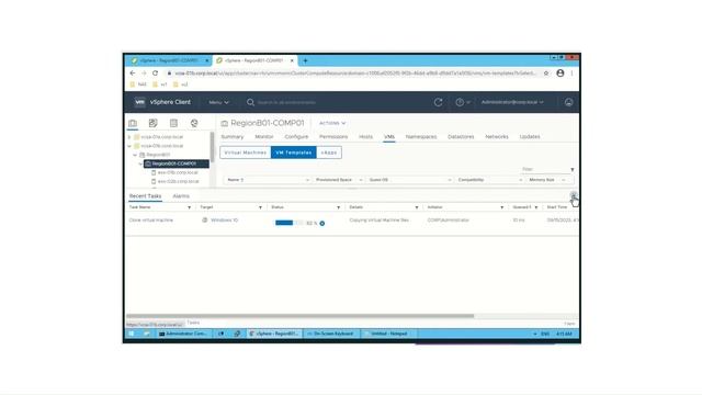 How to deploy Virtual Machine from VM templates in vCenter Server ? | Virtual Machine deployment смотреть онлайн