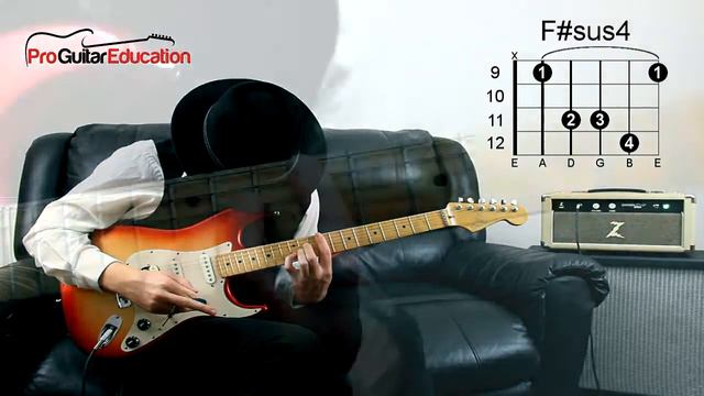 How to Play a F#sus4 Chord смотреть онлайн