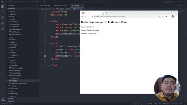 Tutorial Codeigniter 3 untuk Pemula | #9 Parsing Data Pada Codeigniter смотреть онлайн