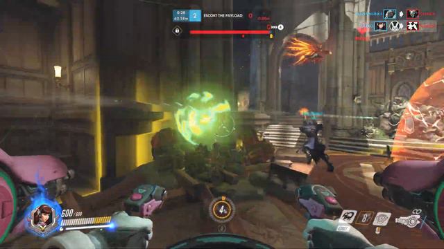 Overwatch - Ranked Season 6 gold match 43 D'va Play of the Game ► 1080p 60fps - No commentary ◄ смотреть онлайн