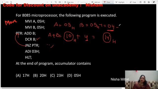8085 microprocessor accumulator contains | NTA NET Computer Science смотреть онлайн