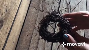 Гнездо из веток своими руками | весенний декор