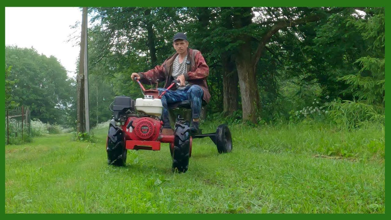 "Повозка" - адаптер для мотоблока мтз Беларус и деревенские будни! смотреть онлайн