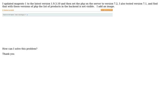 Magento: Magento 1 Updated with php 7.2 does not show products in beckend (2 Solutions!!) смотреть онлайн