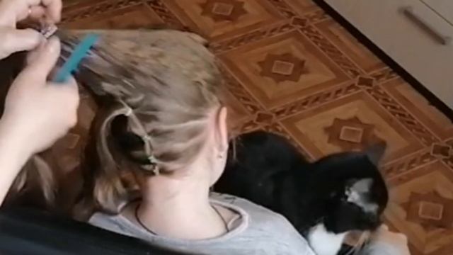 Прическа для девочки.