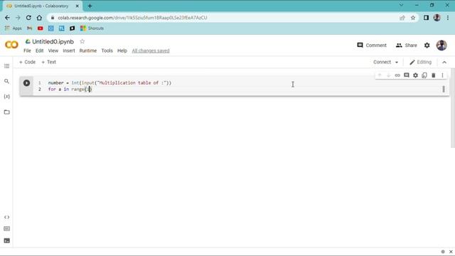 Multiplication Of table with Google colab ! Easy Python project for beginners Made with Clipcham смотреть онлайн
