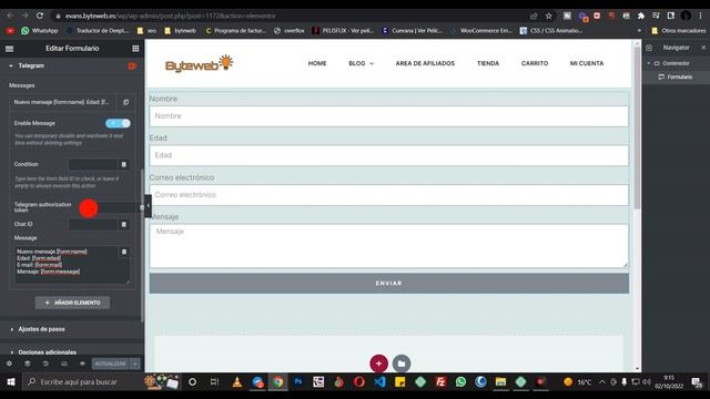 ✅ Cómo enviar o recibir los formularios de Elementor en Telegram смотреть онлайн