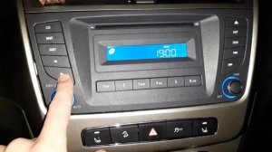 GEELY X7 настройка часов на магнитолле