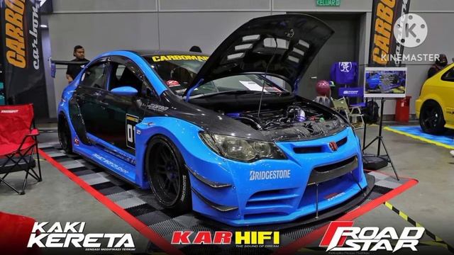 Honda Civic FD2R Custom Widebody By Carbomarz ?? #hondacivic #civicfd #fd2r #widebody #berantai смотреть онлайн