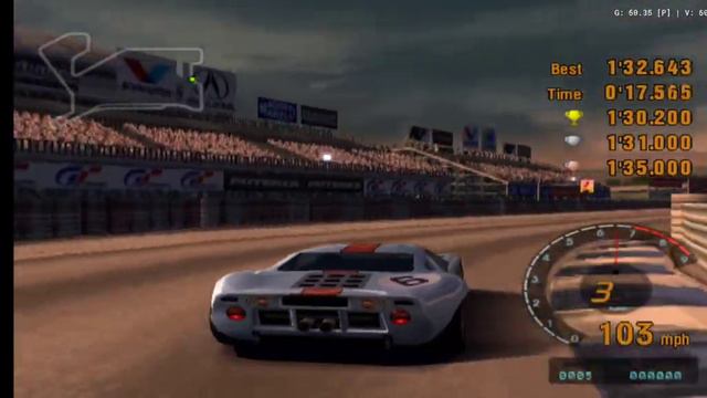 Gran Turismo 3 - License Test S-2 2nd Try(AetherSX2 HD) смотреть онлайн