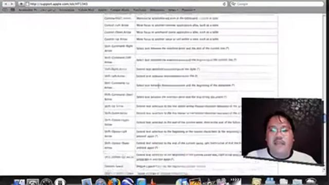 MAC OS X Shortcuts long list смотреть онлайн