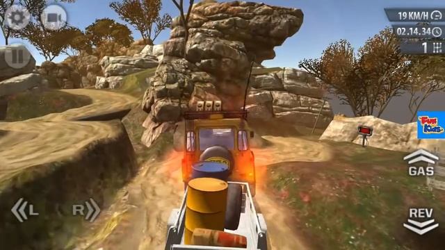 Monster Truck Racing Games - Truck Driver 2 Gameplay - Video Games For Kids смотреть онлайн