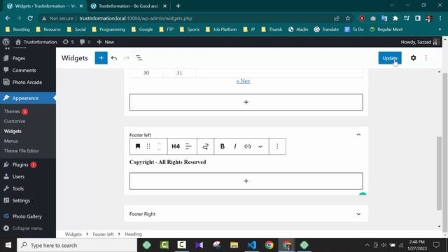 How to Display Widgets on Footer Section in WordPress || WordPress Theme Development || LW Sazzad смотреть онлайн
