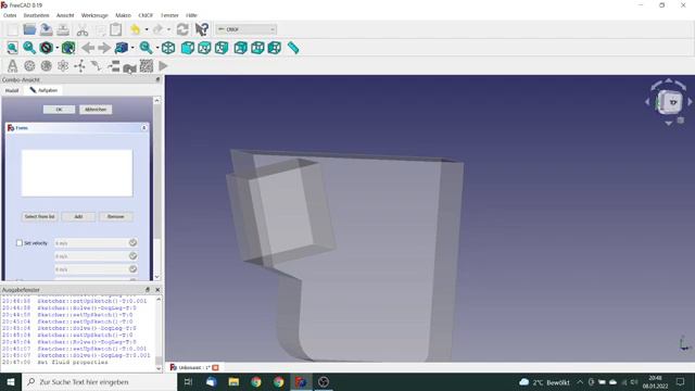 Freecad CfdOF Tutorial 8 Simulation of a flow with 2 Phasis смотреть онлайн