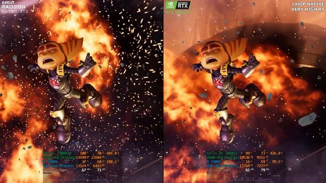 Ratchet & Clank Rift Apart - RX 7900XTX VS RTX 3080Ti - 1440P Native Very High Ray Tracing смотреть онлайн