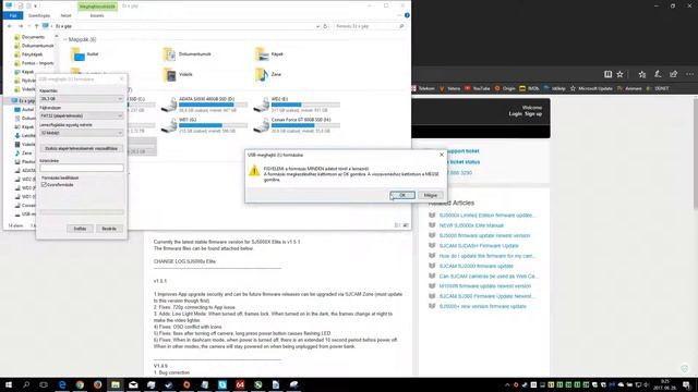 SJCAM SJ5000X ELITE 4K sportkamera - Firmware frissítés смотреть онлайн