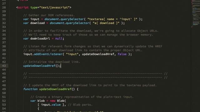 Downloading Text Using Blobs, URL.createObjectURL(), And The Anchor Download Attribute In JavaScrip смотреть онлайн