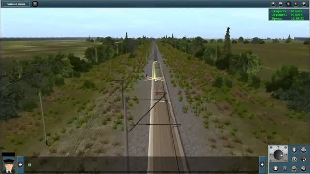 {TRAINZ 2012} ОБКАТКА ЭЛЕКТРОПОЕЗДА ПОСТОЯННОГО ТОКА ЭР1-257