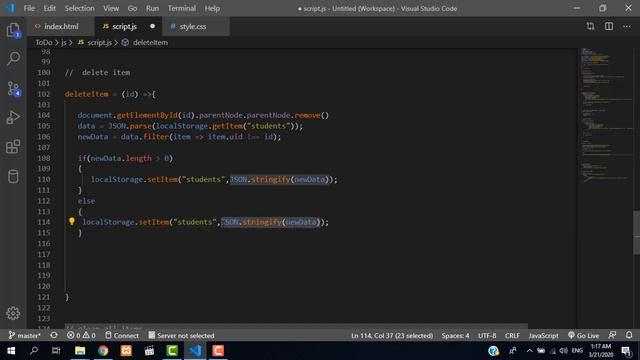 To-Do App Using ECMAScript - #4 Clear All Items From Html And Local Storage смотреть онлайн