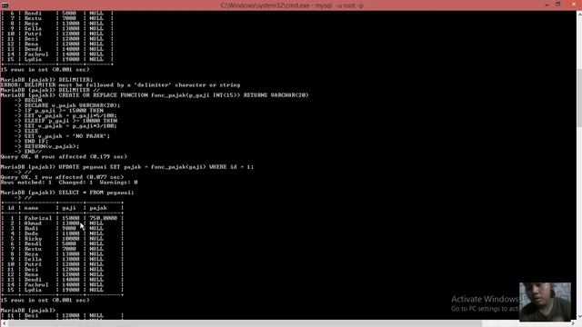 Stored Function dan Stored Procedure pada MariaDB смотреть онлайн