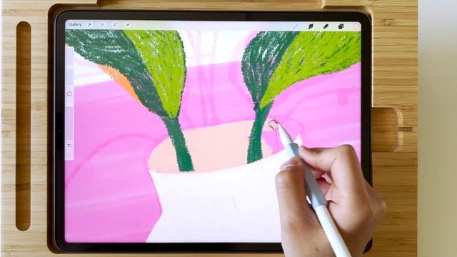 Drawing Process with Procreate Brushes on iPad Digital Illustration | Draw This with me смотреть онлайн