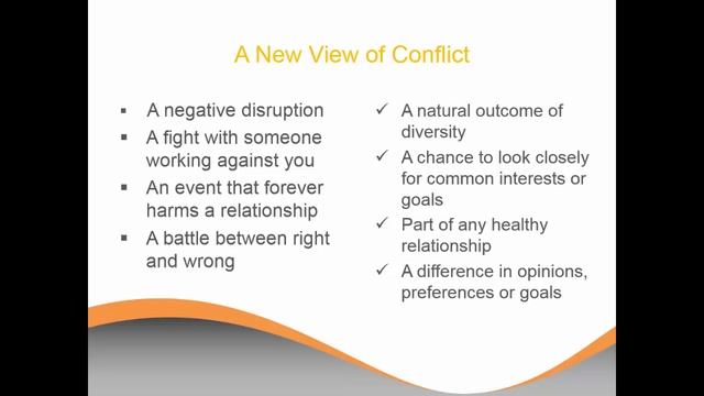 Conflict Management