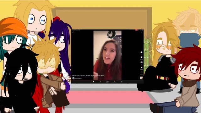 Pro heroes react to you fighting credits in description смотреть онлайн