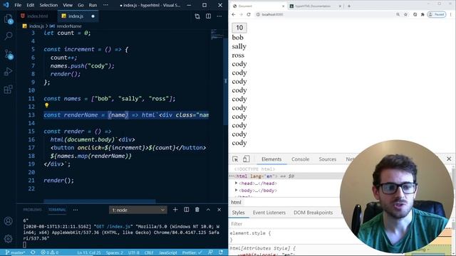 HyperHTML is a cool javascript library смотреть онлайн