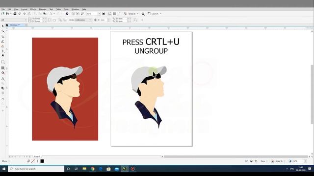 Easily convert a clipart image to vector (COREL DRAW) смотреть онлайн