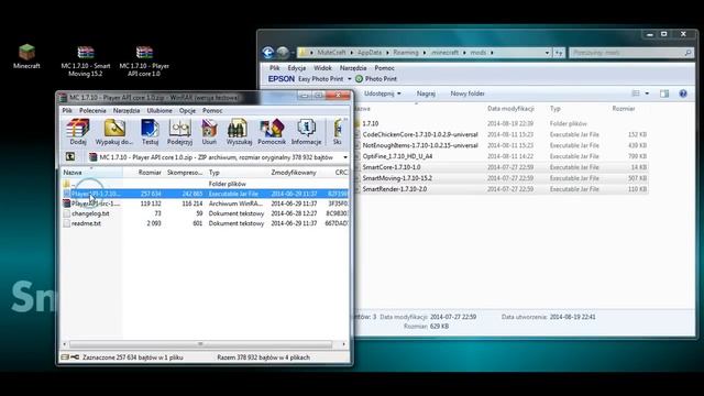 How to install Smart Moving Mod 1.7.10 for Minecraft 1.7.10 (with download link) смотреть онлайн